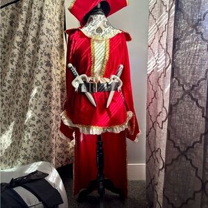 Red Pirate Costume!!!!!! LIKE NEW